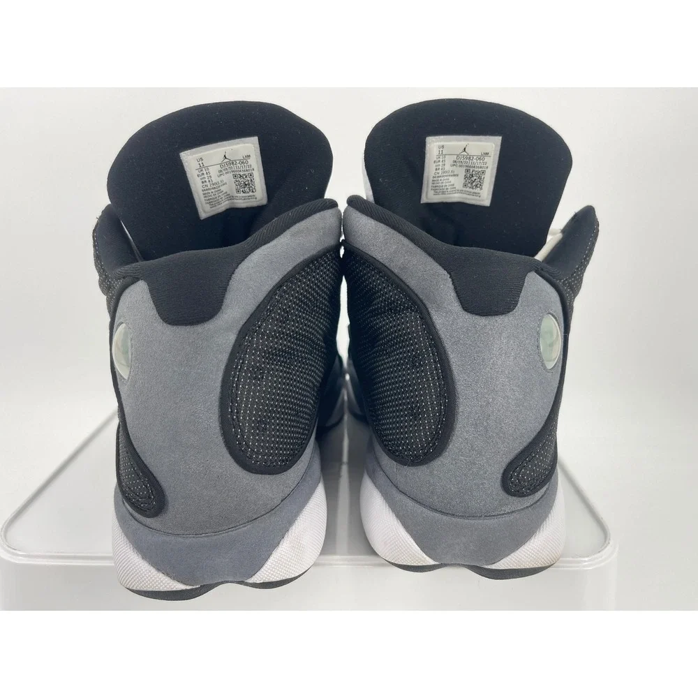 Jordan Air Jordan 13 Retro 11 Black Flint Grey White DJ5982-060 Excellent